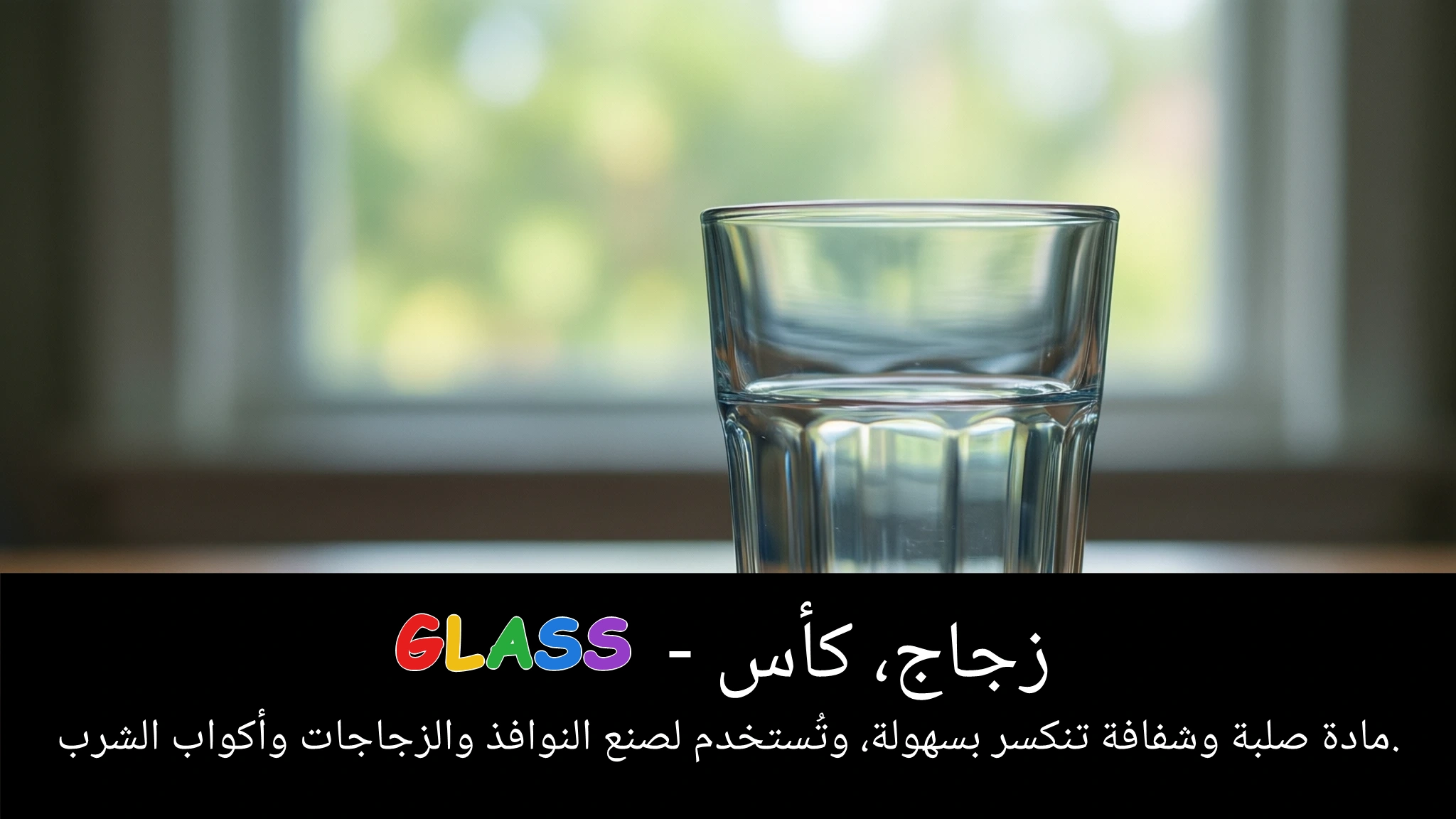 Arabic Illustration for glass